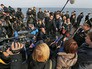 Работа журналистов на борту ракетного крейсера «Москва» у берегов Сирии Работа журналистов на борту ракетного крейсера «Москва» у берегов Сирии