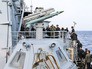 Работа журналистов на борту ракетного крейсера «Москва» у берегов Сирии Работа журналистов на борту ракетного крейсера «Москва» у берегов Сирии