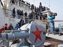 Работа журналистов на борту ракетного крейсера «Москва» у берегов Сирии Работа журналистов на борту ракетного крейсера «Москва» у берегов Сирии