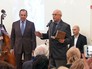 Никита Михалков вручают Сергею Лаврову медаль Сергея Михалкова Никита Михалков вручают Сергею Лаврову медаль Сергея Михалкова