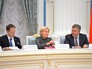 Министр культуры Владимир Мединский, Заместитель Председателя Правительства Ольга Голодец и Первый заместитель Руководителя Администрации Президента Вячеслав Володин Министр культуры Владимир Мединский, Заместитель Председателя Правительства Ольга Голодец и Первый заместитель Руководителя Администрации Президента Вячеслав Володин