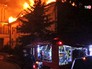 Пожарные на месте возгорания в санатории ФСБ Пожарные на месте возгорания в санатории ФСБ
