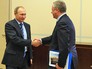 Президент России Владимир Путин и президент компании "Ростелеком" Сергеей Калугин Президент России Владимир Путин и президент компании "Ростелеком" Сергеей Калугин