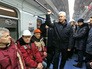 Сергей Собянин в метро Сергей Собянин в метро
