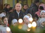 Президент России Владимир Путин принимает участие в рождественском богослужении в храме Покрова Пресвятой Богородицы в селе Тургиново Тверской области Президент России Владимир Путин принимает участие в рождественском богослужении в храме Покрова Пресвятой Богородицы в селе Тургиново Тверской области