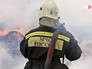 Пожарные на месте возгорания Пожарные на месте возгорания