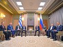 Президент России Владимир Путин во время встречи с президентом Греческой Республики Прокописом Павлопулосом Президент России Владимир Путин во время встречи с президентом Греческой Республики Прокописом Павлопулосом