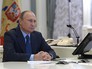 Президент РФ Владимир Путин в Кремле в режиме видеоконференции дал старт строительству компанией "Газпром" новой ветки газопровода "Ухта - Торжок - 2" Президент РФ Владимир Путин в Кремле в режиме видеоконференции дал старт строительству компанией "Газпром" новой ветки газопровода "Ухта - Торжок - 2"
