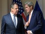 Министр иностранных дел России Сергей Лавров и государственный секретарь США Джон Керри во время встречи Министр иностранных дел России Сергей Лавров и государственный секретарь США Джон Керри во время встречи