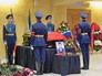 Почетный караул на церемонии прощания с героем России подполковником Воздушно-космических сил России Олегом Пешковым, погибшем в Сирии Почетный караул на церемонии прощания с героем России подполковником Воздушно-космических сил России Олегом Пешковым, погибшем в Сирии