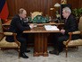 Президент России Владимир Путин и губернатор Пермского края Виктор Басаргин во время встречи в Кремле Президент России Владимир Путин и губернатор Пермского края Виктор Басаргин во время встречи в Кремле
