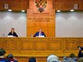 Глава МИД России Сергей Лавров на пресс-конференции Глава МИД России Сергей Лавров на пресс-конференции
