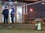 Полицейское оцепление у станции метро Полицейское оцепление у станции метро