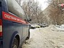 Машина Следственного комитета России на месте происшествия Машина Следственного комитета России на месте происшествия