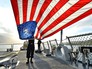 Флаг США на военном корабле Флаг США на военном корабле