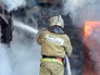 Пожарные на месте возгорания Пожарные на месте возгорания