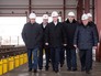Мэр Москвы Сергей Собянин осматривает строительные работы Мэр Москвы Сергей Собянин осматривает строительные работы