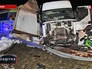 Последствия ДТП с участием грузовика и автобуса в Эстонии Последствия ДТП с участием грузовика и автобуса в Эстонии