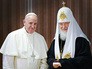 Патриарх Московский и всея Руси Кирилл и папа Римский Франциск во время встречи Патриарх Московский и всея Руси Кирилл и папа Римский Франциск во время встречи