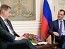 Дмитрий Медведев с президентом Финляндии Саули Ниинистё Дмитрий Медведев с президентом Финляндии Саули Ниинистё