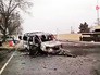 Последствия взрыва у поста ДПС в Дагестане Последствия взрыва у поста ДПС в Дагестане