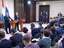 Президент России Владимир Путин и премьер-министр Венгрии Виктор Орбан на пресс-конференции Президент России Владимир Путин и премьер-министр Венгрии Виктор Орбан на пресс-конференции