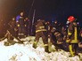 Последствия схода лавины в Кировске Последствия схода лавины в Кировске