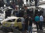 На месте террористического акта в сирийском городе Хомс На месте террористического акта в сирийском городе Хомс
