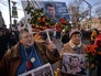 Участники марша памяти, посвященного годовщине гибели политика, общественного деятеля Бориса Немцова Участники марша памяти, посвященного годовщине гибели политика, общественного деятеля Бориса Немцова