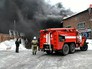 Пожарные на месте возгорания Пожарные на месте возгорания