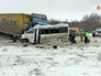 ДТП микроавтобуса и грузовика Пензой ДТП микроавтобуса и грузовика Пензой