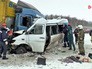 ДТП микроавтобуса и грузовика Пензой ДТП микроавтобуса и грузовика Пензой