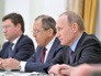 Владимир Путин, Сергей Лавров и Александр Новак Владимир Путин, Сергей Лавров и Александр Новак