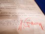 Церемония передачи ценных исторических документов похищенных из российских архивов Церемония передачи ценных исторических документов похищенных из российских архивов