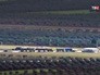 Колонны турецких грузовиков на сирийской территории Колонны турецких грузовиков на сирийской территории