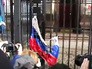 Митинг у здания посольства России в Киеве Митинг у здания посольства России в Киеве