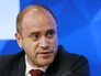 Президент Союза конькобежцев России Алексей Кравцов во время пресс-конференции Президент Союза конькобежцев России Алексей Кравцов во время пресс-конференции