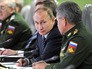 Президент России Владимир Путин и министр обороны Сергей Шойгу Президент России Владимир Путин и министр обороны Сергей Шойгу