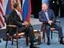 Президент России Владимир Путин и президент США Барак Обама Президент России Владимир Путин и президент США Барак Обама