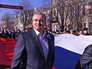 Сергей Аксёнов во время празднования "Крымской весны" Сергей Аксёнов во время празднования "Крымской весны"