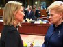 Федерика Могерини и Даля Грибаускайте Федерика Могерини и Даля Грибаускайте