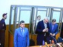 Оглашение приговора по делу Надежды Савченко в зале заседаний Донецкого городского суда Ростовской области Оглашение приговора по делу Надежды Савченко в зале заседаний Донецкого городского суда Ростовской области