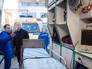 Мэр Москвы Сергей Собянин во время осмотра оборудования автомобиля скорой помощи Мэр Москвы Сергей Собянин во время осмотра оборудования автомобиля скорой помощи