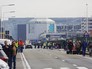 У аэропорта "Завентем" в Брюсселе, где произошел взрыв У аэропорта "Завентем" в Брюсселе, где произошел взрыв