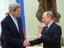 Президент России Владимир Путин и государственный секретарь Соединенных Штатов Америки Джон Керри во время встречи в Кремле Президент России Владимир Путин и государственный секретарь Соединенных Штатов Америки Джон Керри во время встречи в Кремле