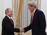 Президент России Владимир Путин и государственный секретарь Соединенных Штатов Америки Джон Керри во время встречи в Кремле Президент России Владимир Путин и государственный секретарь Соединенных Штатов Америки Джон Керри во время встречи в Кремле