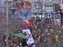 Митинг футбольных фанатов в Брюсселе Митинг футбольных фанатов в Брюсселе