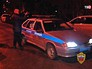 Машина полиции на месте происшествия Машина полиции на месте происшествия