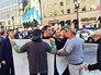 Охрана Эрдогана перекрикивает протестующих в США Охрана Эрдогана перекрикивает протестующих в США