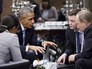 Владимир Путин и Барак Обама Владимир Путин и Барак Обама